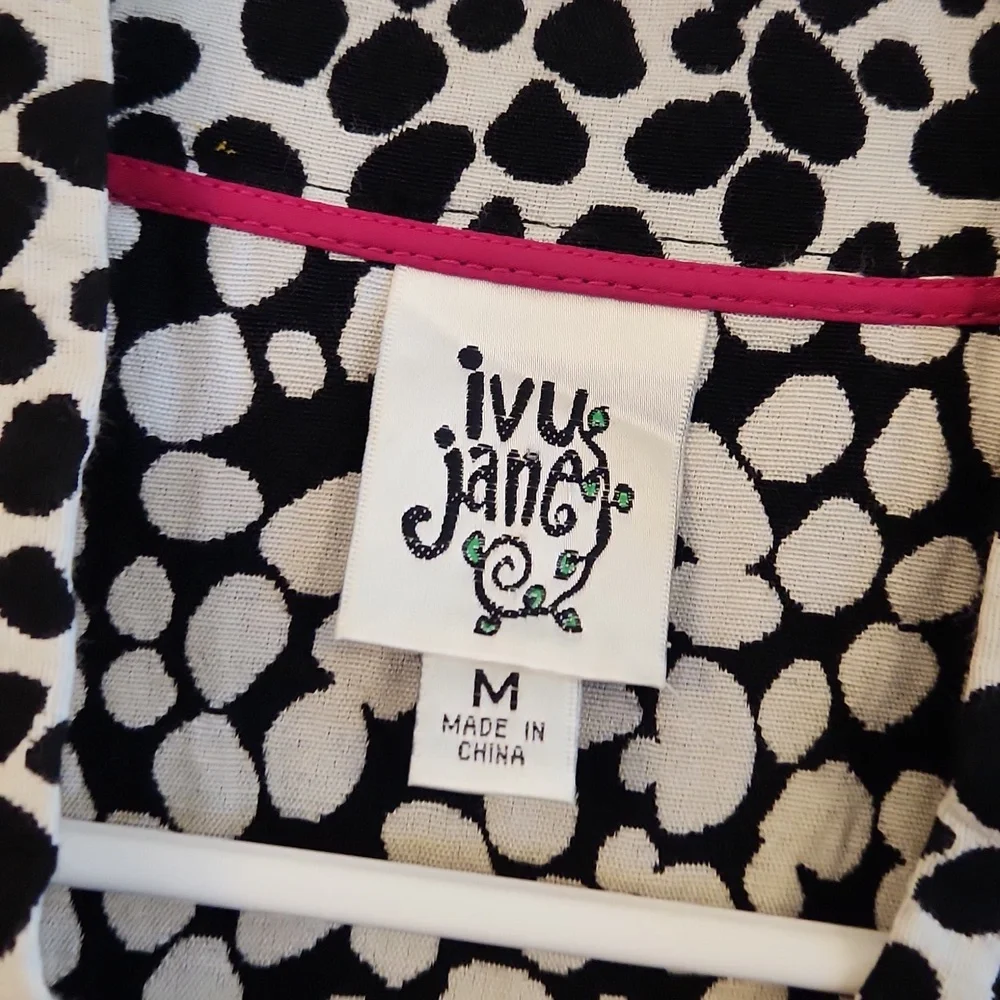 IVY JANE COTTON BLEND PUFF SHORT SLEEVE BLAZER SIZE M - Picture 5 of 5